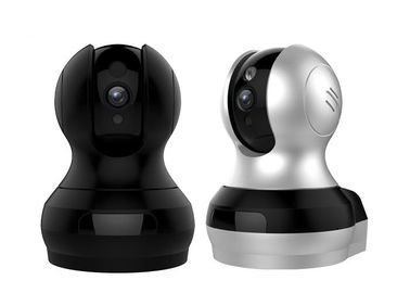 Trắng Smart Wireless Wifi Home Security Camera Camera Theo dõi khuôn mặt / âm thanh