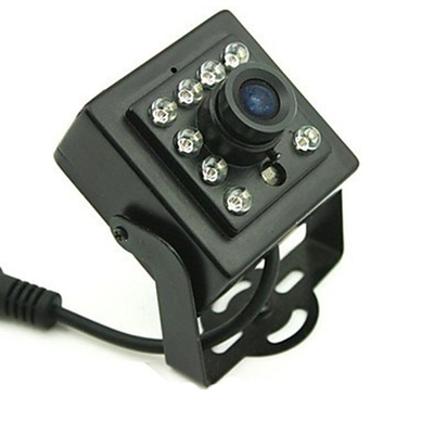 Hình vuông 10 chiếc Đèn chiếu IR Camera Mini Ahd Tầm nhìn ban đêm với menu OSD